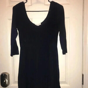 Navy Blue Skater Dress